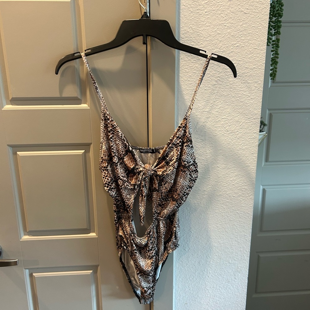 Snakeskin bodysuit